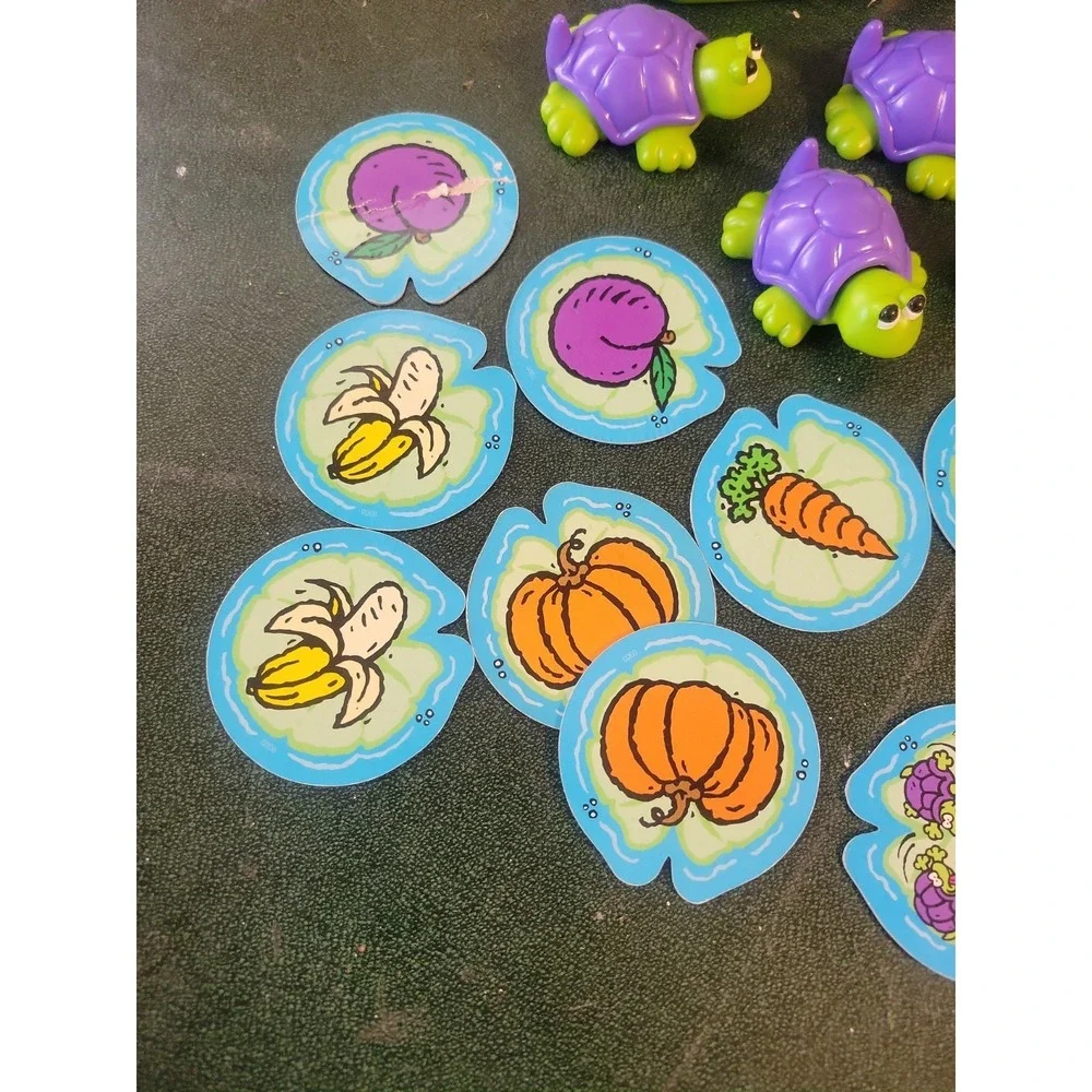 Fisher Price TURTLE PICNIC GAME Color Picture Matching Complete 2001 Vtg